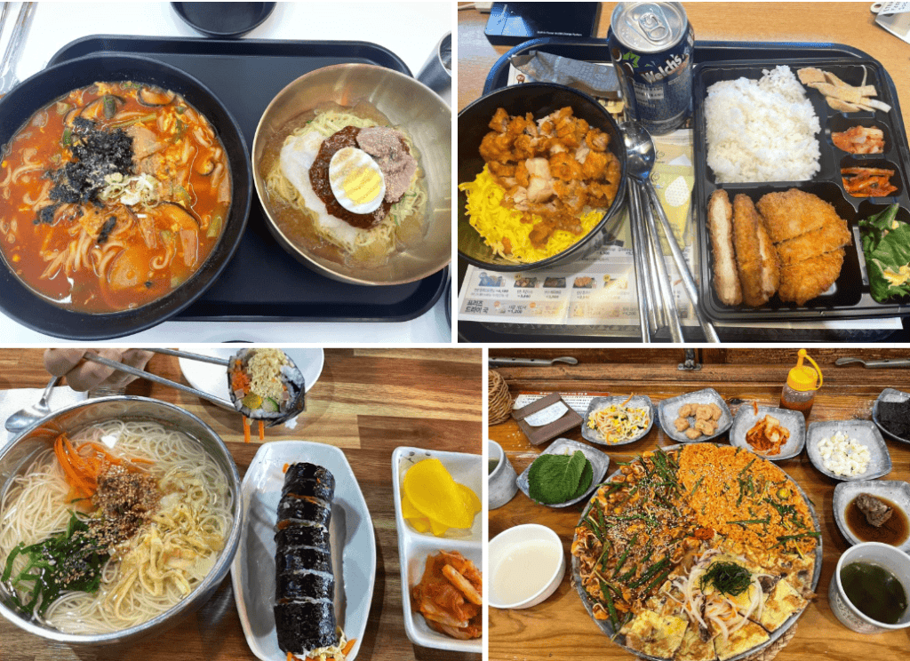 여행 중 다이어트 하면서 먹은 음식